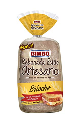 Bimbo Rebanada Estilo Artesano Brioche con corteza, 14 rebanadas 550 g