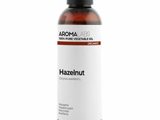 BIO - Aceite vegetale de Avellana - 100ml - garantizado 100% puro, natural y prensado en frío - Orgánico certificado por Ecocert - Aroma Labs