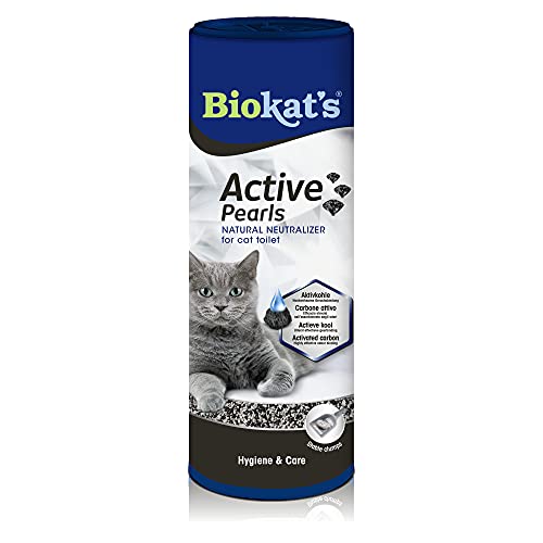 Biokat's Active Pearls - Aditivo con carbón activo que mejora la neutralización del olor y la capacidad de absorción de la arena para gatos - 1 bote (1 x 700 ml)