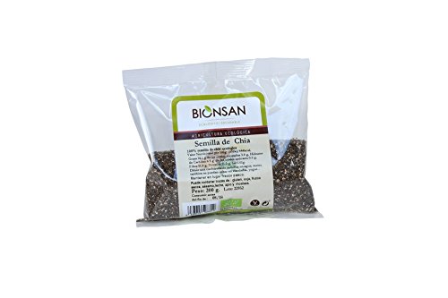Bionsan Semillas de Chía Ecológicas | 1 Paquete de 200 gr