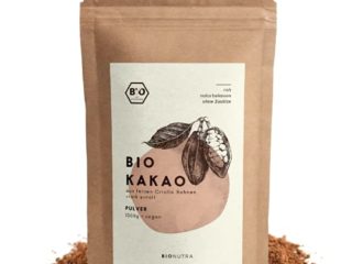 BIONUTRA® Cacao en polvo ecológico 1000 g, altamente desaceitado (11% de grasa), cacao en polvo ecológico sin azúcar, molido a partir de habas criollas