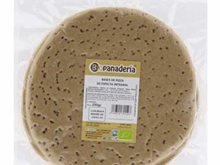 Biopanadería Bases de Pizza Ecológicas de Espelta Integral (2 Uds.)