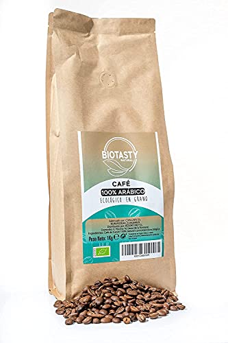 Biotasty, café en grano arábica ecológico, café en grano , café arábica , café 100% arábica , café ecológico , hecho en España