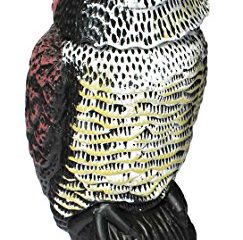 Biotop, Búho Espantapájaros, Gira la Cabeza con el Viento, No necesita Pilas, Marrón