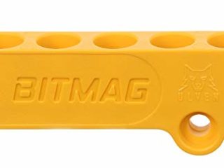 BitMag - Soporte magnético para taladros y controladores (1/4), color amarillo