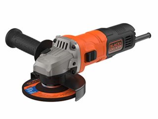 BLACK+DECKER BEG010, Amoladora 115 mm, 710 W, 12.000 RPM