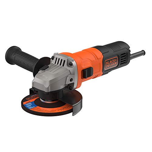 BLACK+DECKER BEG010, Amoladora 115 mm, 710 W, 12.000 RPM