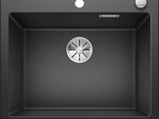 Blanco 523686 Pleon 6 Silgranit PuraDur - Desagüe con mando a distancia (60 cm), color gris