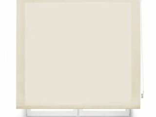 Blindecor Ara Estor enrollable translúcido liso, Beige, 100 x 175 cm, Manual