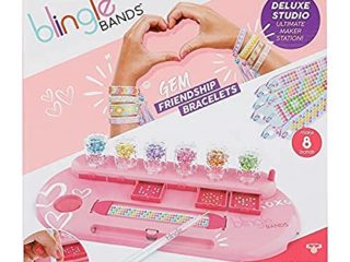 Blingle Bands Pulsera de la Amistad con Gemas de 8 Bandas de Lujo, Actividad de Arte y Manualidades para Edades de 7 años en adelante (Moose Toys 25204)