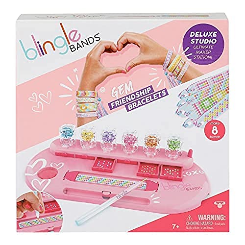 Blingle Bands Pulsera de la Amistad con Gemas de 8 Bandas de Lujo, Actividad de Arte y Manualidades para Edades de 7 años en adelante (Moose Toys 25204)