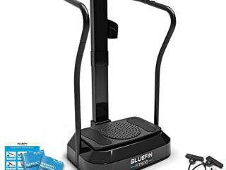 Bluefin Fitness Plataforma Vibratoria | Modelo Pro | Diseño Mejorado con Motores Silenciosos y Altavoces Incorporados