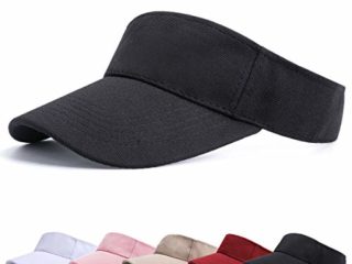 BLURBE Unisex Visera- Visor Gorras, Gorra Deportiva Protección UV Viseras Sombreros para el Sol de Deportes al Aire Libre Golf Tenis Correr para Correr
