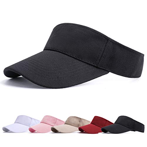 BLURBE Unisex Visera- Visor Gorras, Gorra Deportiva Protección UV Viseras Sombreros para el Sol de Deportes al Aire Libre Golf Tenis Correr para Correr