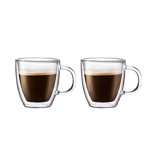 Bodum Bistro 0.15 L Set de Mugs térmicos, 0.15 litros, 2