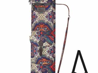 Bolsa para Esterilla de Yoga, RYACO Cremallera Completapara Esterilla de Yoga Bolsillos de Almacenamiento Funcionales, Se Adapta a la Mayoría de Las Esterillas Correa de Hombro Ajustable Tamaño Grande