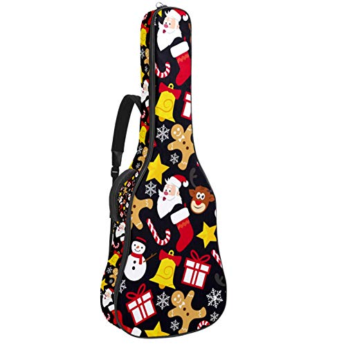 Bolsa para Guitarra Imágenes De Dibujos Animados Bonitos Funda para Guitarra Acústica Clásica y Eléctrica 40 41 pollici 10 mm funda Acolchada Mochila Guitarra