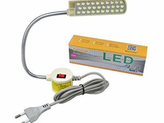 Bonlux 30 LED Bombilla Luz Fría Para Máquina de Coser de Trabajo de cuello de cisne Con Base Magnética De Montaje Para Todos Máquina de Coser de Iluminación