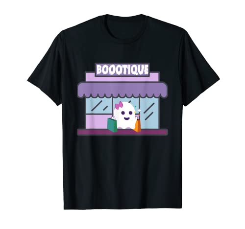 Boootique Ghost Boutique Compras divertido Halloween Boo Ghost Camiseta