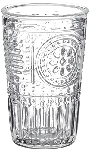 Bormioli Rocco Romantic Juego de 6 Vasos 30,5 cl, Cristal Transparente, 8 x 8 x 12,5 cm