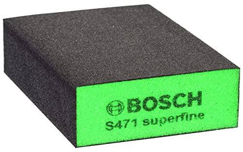 Bosch Accessories 2 608 228 Esponja de Lijado súperfina, Verde, Gris