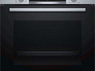 Bosch HBA512BR0 Serie 4 - Horno eléctrico, con limpieza hidrolítica, 60 cm, capacidad 71 litros, Color Negro, Acero inoxidable