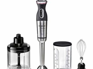 Bosch Hogar MSM89160 MaxoMixx Batidora de Mano, con 3 Accesorios, 1000 W, Plástico/Metálico, 12 Velocidades, Plata