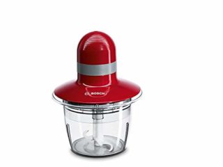 Bosch MMR08R2 - Picadora, 400 W, Capacidad 0.8 litros, color rojo