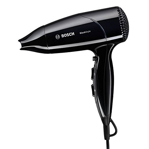 Bosch PHD2511B 1800W Negro secador - Secador de pelo (Negro, 1,8 m, CE, ROSTEST, VDE, 1800 W, 540 g)