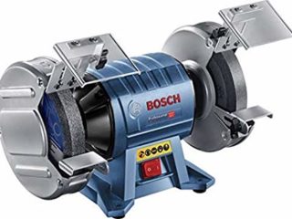 Bosch Professional GBG 60-20 - Esmeriladora de banco (600 W, doble muela, Ø de disco 200 mm, 3600 rpm, en caja)