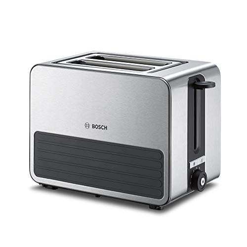 Bosch TAT7S25 Tostador compacto, 2 ranuras, 1050 W, color gris