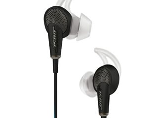 Bose QuietComfort 20 - Auriculares in-ear compatible con dispositivos Apple, con micrófono, control remoto integrado, reducción de ruido, Color Negro