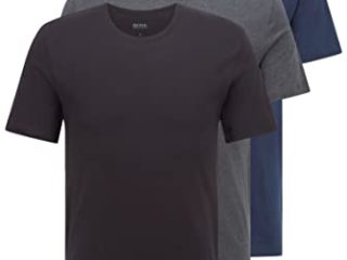 BOSS T-Shirt RN 3P CO, Camiseta Hombre, Multicolor (Open Blue 497), M