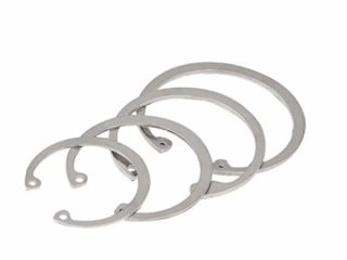 BOZONLI Circlip Interior, Anillos de Retención a Presión, Anillos de Seguridad E-clip, Circlips Anillos, Circlips Surtido de Acero Inoxidable Ø52mm,5 pcs