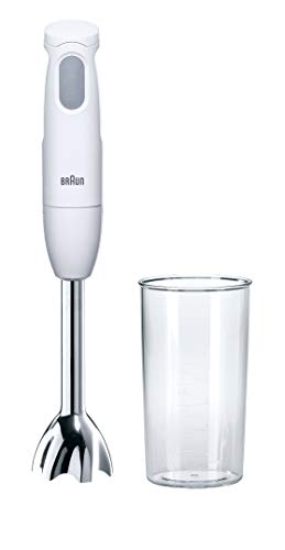 BRAUN MQ100CURRY BATIDORA MQ100 Curry 450W PIE PLASTICOq, Plástico, Verde, Blanco