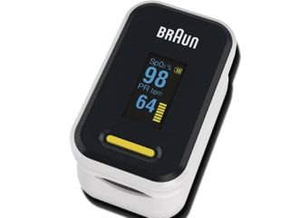 Braun Oxímetro de pulso 1 de (saturación de oxígeno, nivel de oxígeno en sangre, precisión clínica, dispositivo médico certificado) YK-81CEU