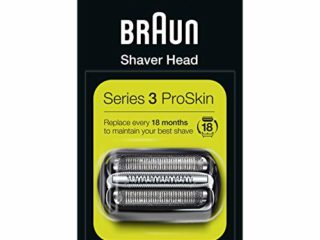 Braun Series 3 32B Cabezal de Recambio Negro para Afeitadora Eléctrica Hombre, Compatible con las Afeitadoras Series 3 ProSkin
