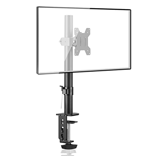 Brazo Monitor, Brazo para Monitor Individual Soporte de Monitor de PC para Pantallas de LCD LED de 13-32 pulgadas, Brazo para Monitores de Monitor Ajustable en Altura,VESA 75/100 mm hasta 10 kg MD7401