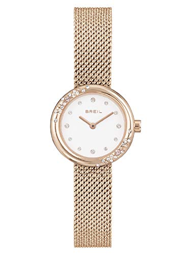 BREIL - Reloj para Mujer Redondo con Esfera Monocolor y Caja de Acero Colección Wish Watches