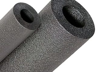 Bricoloco Coquilla aislante para tuberías Thermal Insolation. Manguito aislante protector de espuma polietileno para instalaciones de cobre, tubos de hierro o acero (28 mm, 2 metros)