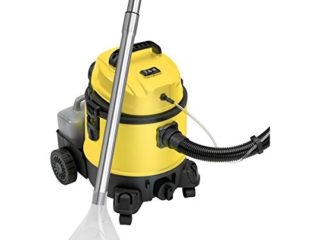 briebe Lava-aspiradora con Limpiador de tapiceria para Coche, alfombras, colchones, aspiradora Industrial en humedo seco, depósito de 20 litros residuos, depósito detergente 4 litros, 1200W