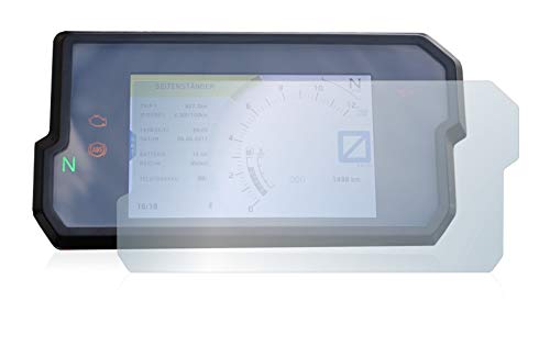 BROTECT Protector Pantalla Cristal Híbrido Compatible con KTM 125 Duke 2019 Protector Vidrio - [Dureza 9H, Anti-arañazos]