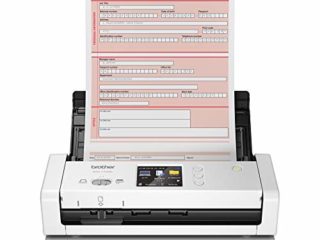 Brother Escáner de documentos compacto e inteligente ADS-1700W | Alimentador de documentos | Escaneo automático | Wi-Fi/Wi-Fi Direct