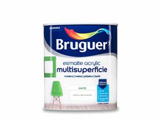 Bruguer Acrylic Multisuperficie Esmalte al agua Mate Blanco Permanente 750 ml