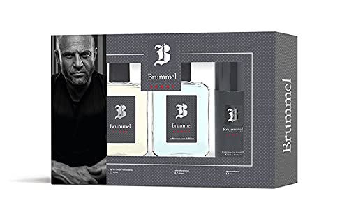 BRUMMEL - Sport, Estuche Regalo de Hombre, Pack de 3 (Perfume 125 ml + After Shave Bálsamo Hombre 125 ml + Desodorante en Spray 150 ml)