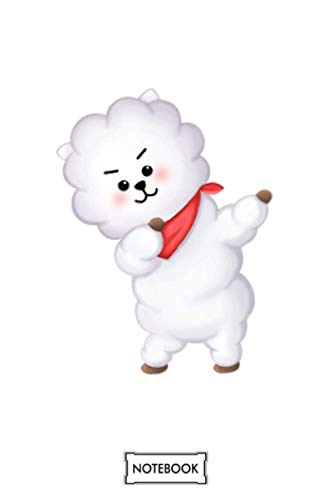 Bts Bt21 Cute Rj Notebook: Matte Finish Cover, Planner, Journal, Diary, 6x9 120 Pages, Lined College Ruled Paper