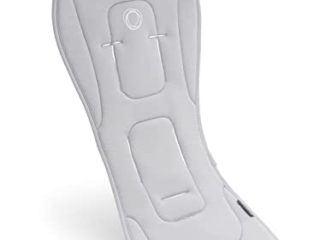 Bugaboo Colchoneta Doble Confort para carritos, Comodidad para todas las estaciones, Ajuste mejorado, Compatible con todos los carritos Bugaboo, Reversible, Malla 3D supersuave, Misty Grey