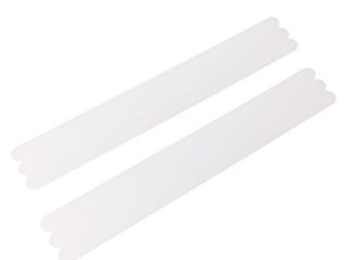 BUIDI 6 pezzi Nastri antiscivolo per doccia da bagno Nastri antiscivolo Adesivi per tappetini di sicurezza per tappetini Adesivi trasparenti per il bagno