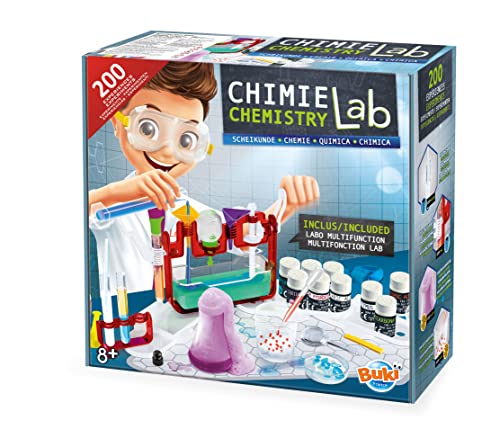 Buki France- Laboratorio de Quimica 200 Juego para Aprender Chimia, 8 Años, Multicolor (8364)