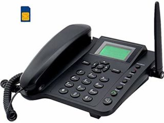 BW Wireless Quadband gsm - Teléfono Fijo analógico (inalámbrico), Negro